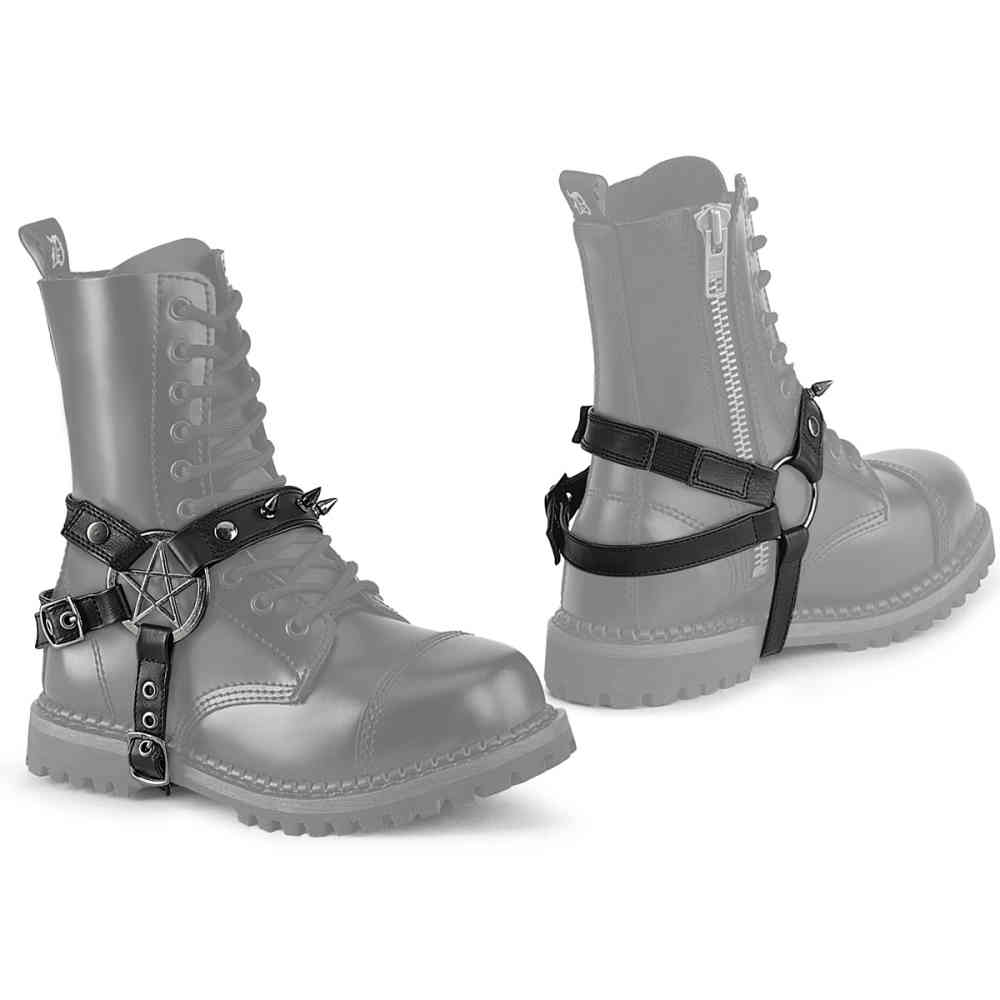 DemoniaCult - DA-510 Schuhmanschette - Schwarz